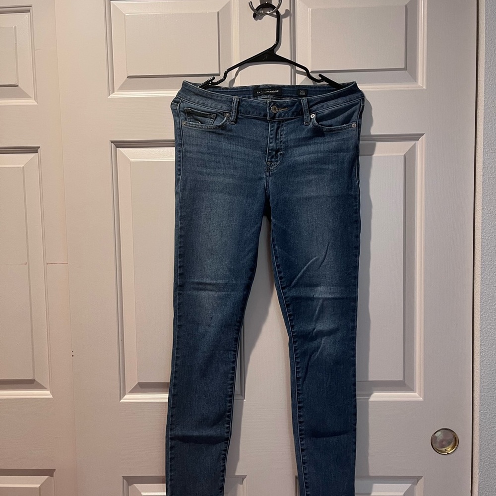 Lucky Brand Women's Skinny Jeans in Dark Blue Wash